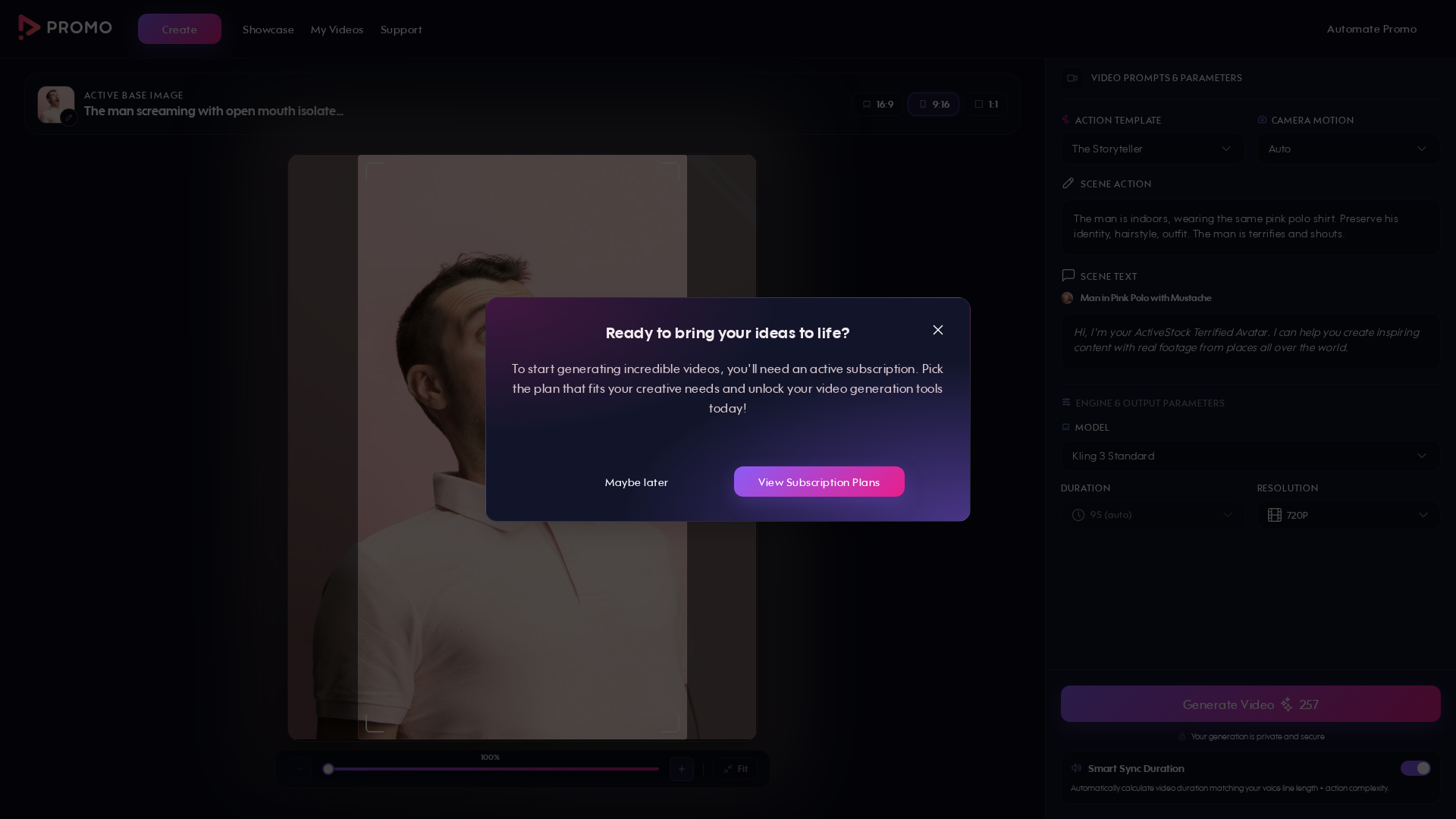 Test failure screenshot